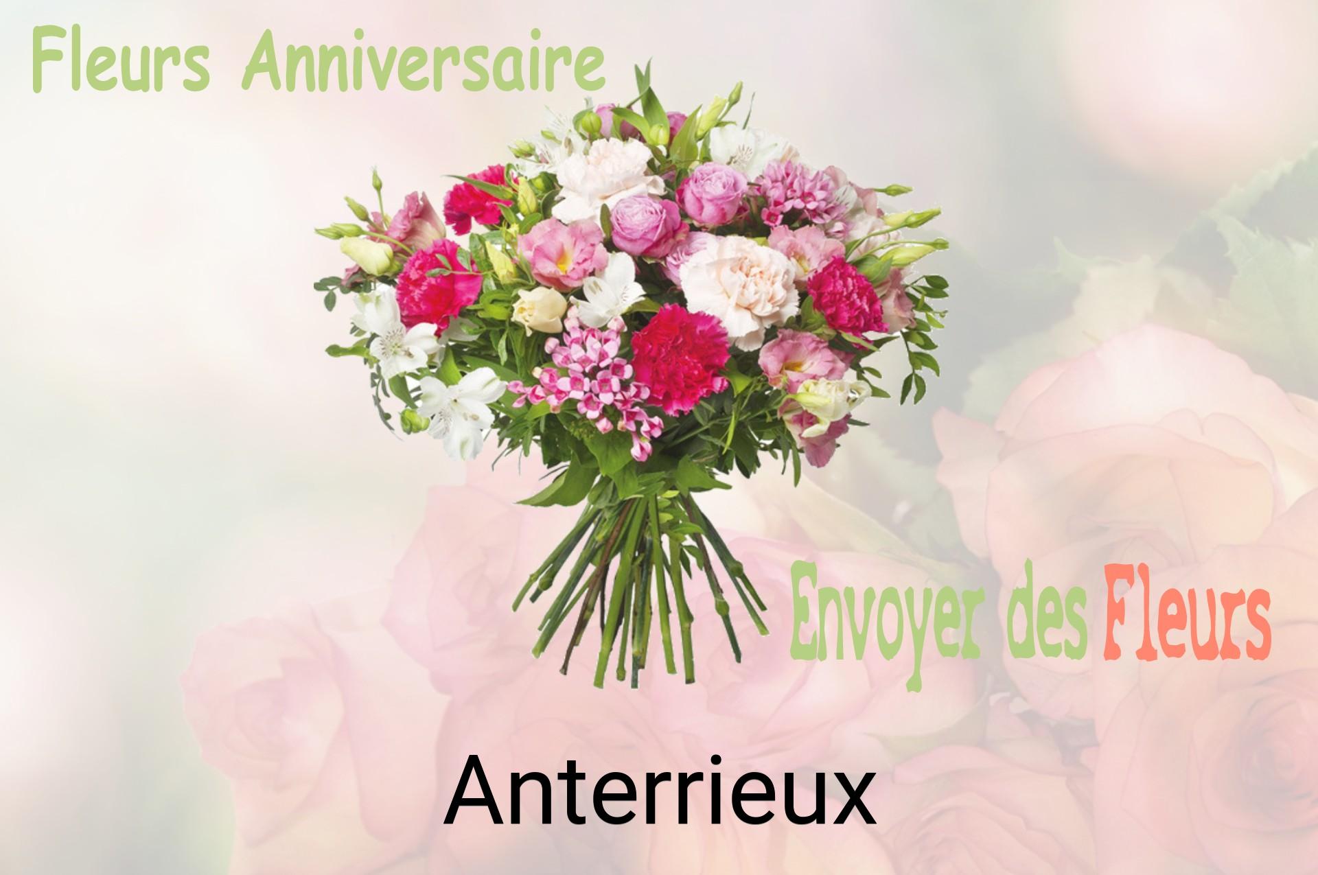 Bouquet de fleurs d’anniversaire livré à Anterrieux