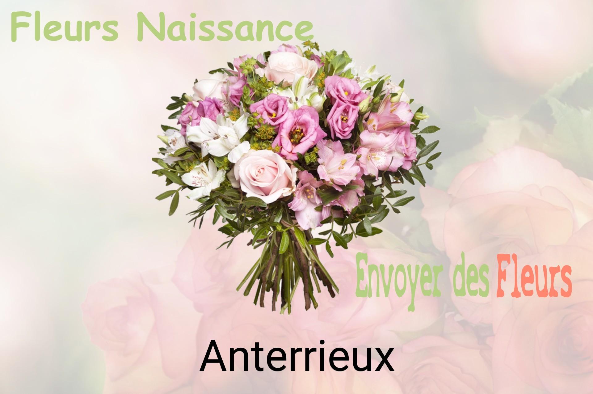 Bouquet de fleurs de naissance livré à Anterrieux